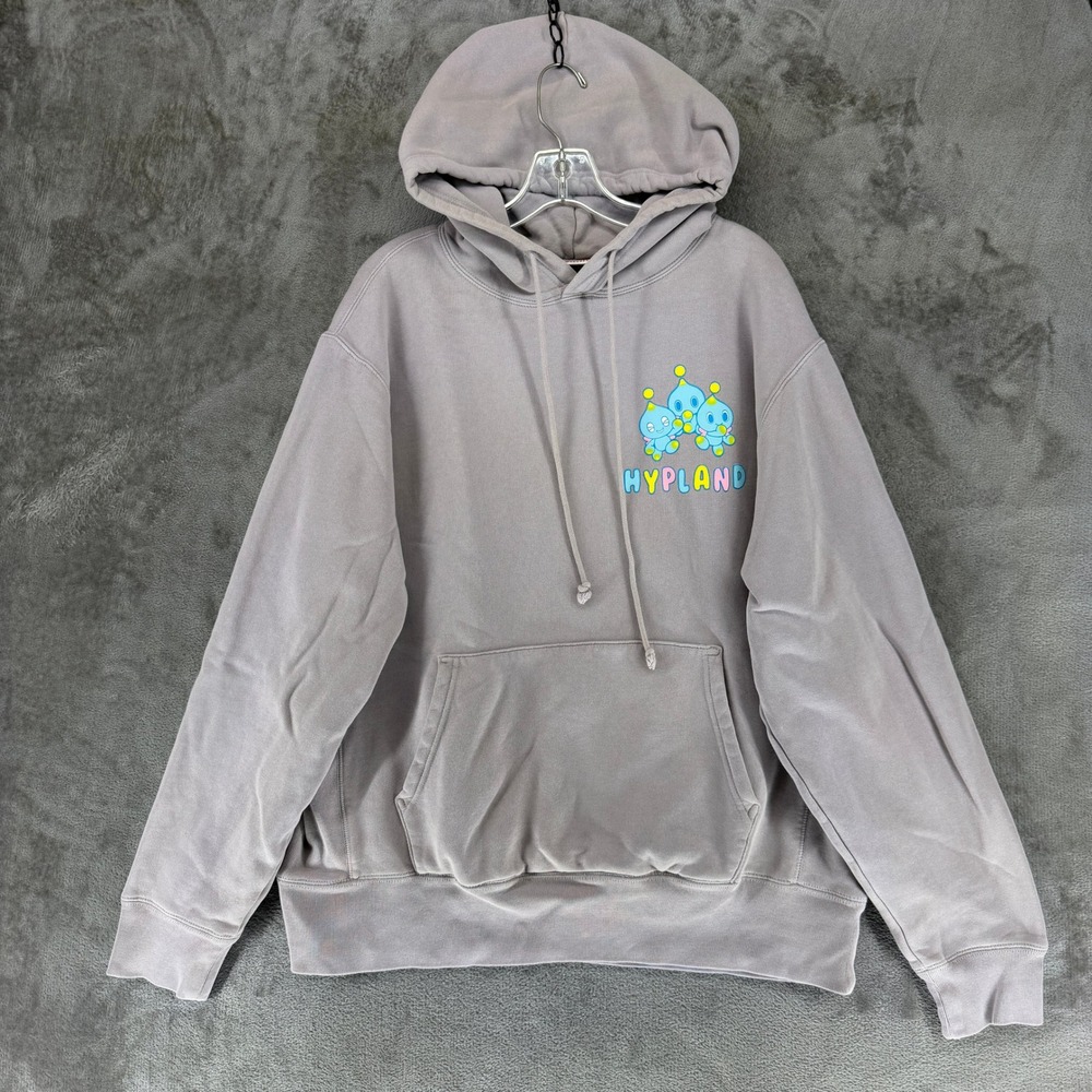 Hypland Hoodie Mens XL Chao Garden Sonic The Hedgehog Purple MD703C EUC